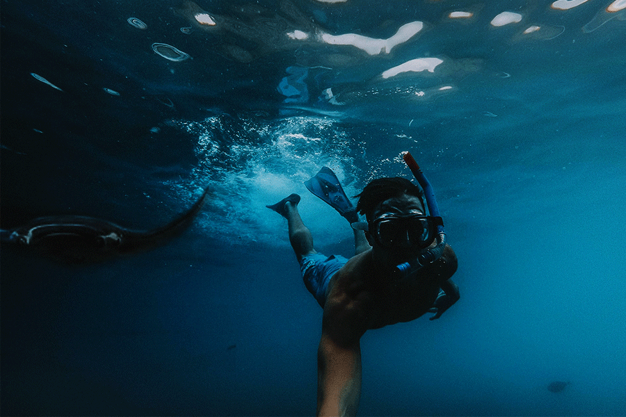 Snorkeling in Unawatuna